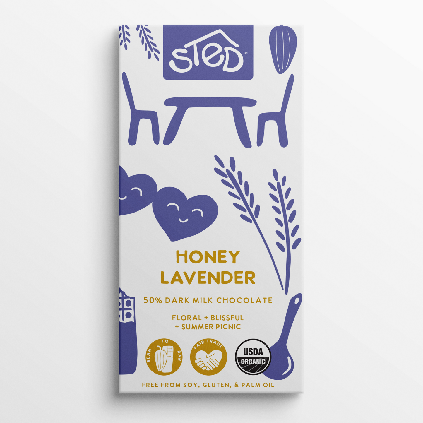 seed and bean lavender chocolate Honey Lavender